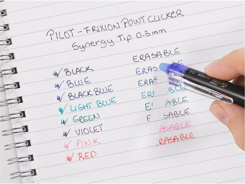 Pilot FriXion Clicker Point 0.5mm Erasable