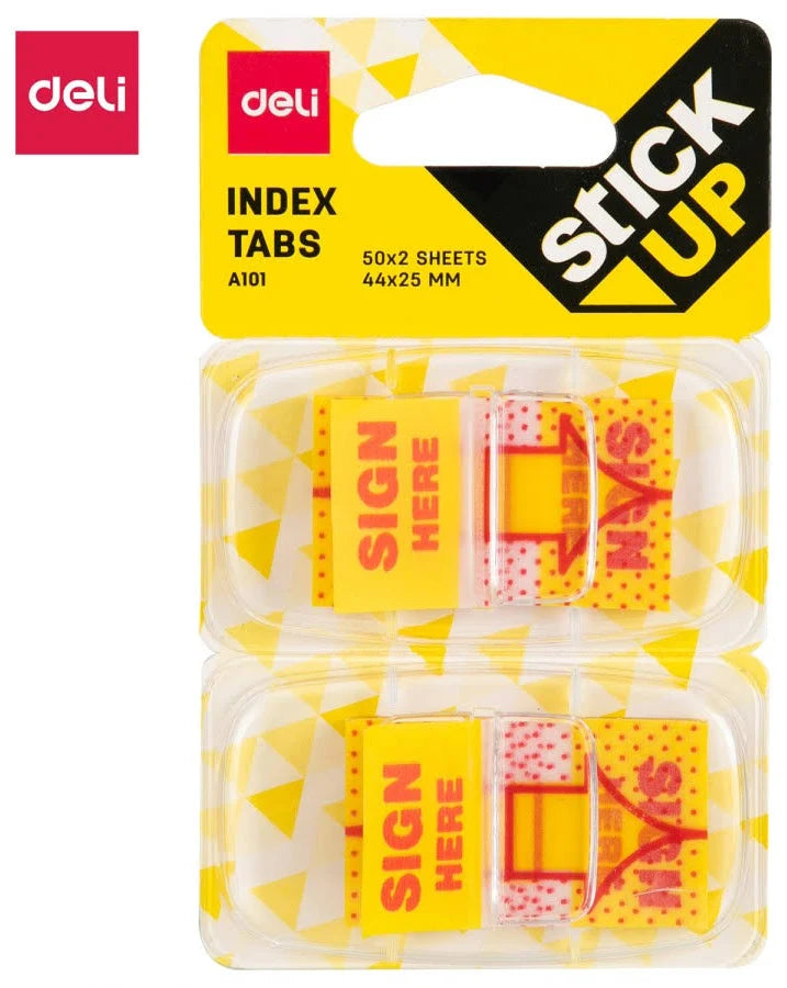 Deli Stationery Index Tabs Assorted